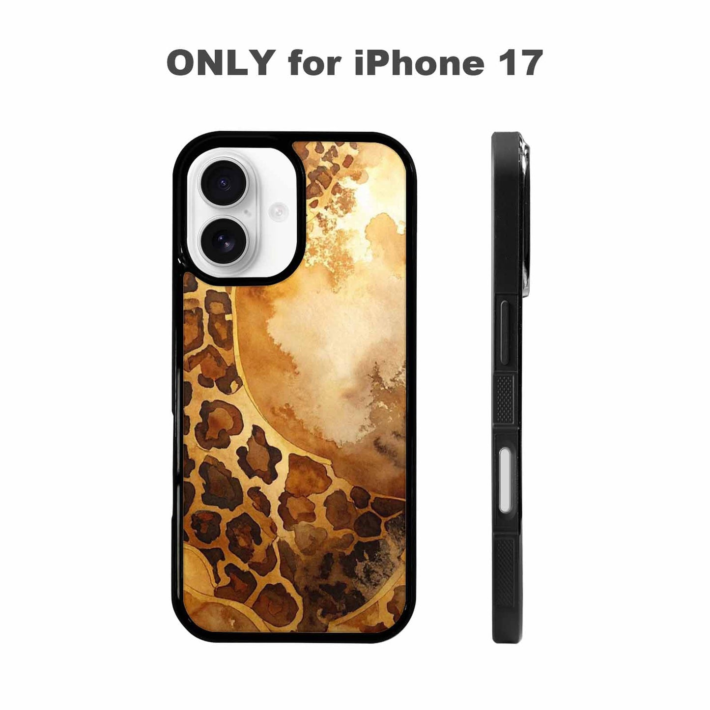 iPhone 17 Case — Animal Print Leopard Wallpaper Animal Print, Custom Made Phone Cover