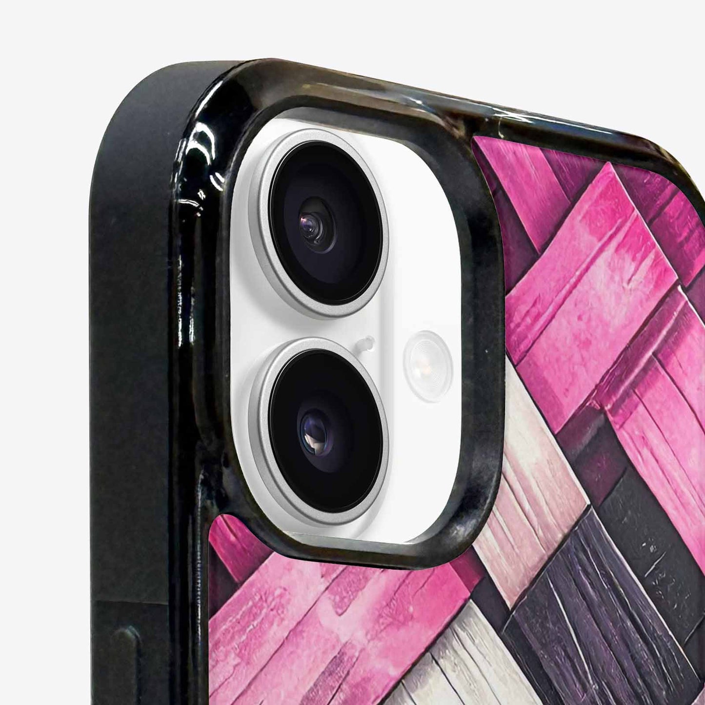 iPhone 16 Case — Genderfluid Flag Color Theme Small Rainbow, Custom Made Phone Cover