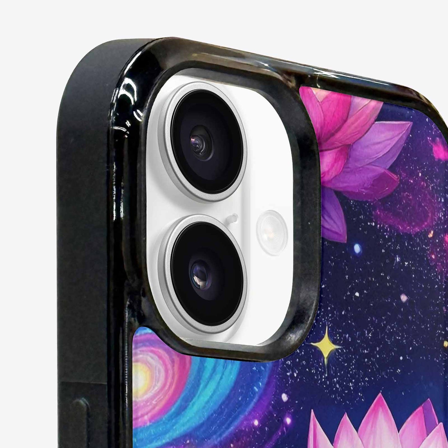 iPhone 16 Case — Lotus Galaxy, Customized Protective Case
