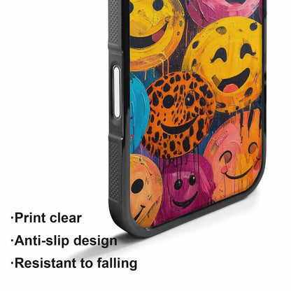 iPhone 17 Case — Smiley Faces Animal Printsmile Animal Print, Custom Phone Case