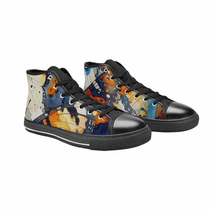 MEN'S Butterfly Wing High Top Canvas Y2K Custom Shoes