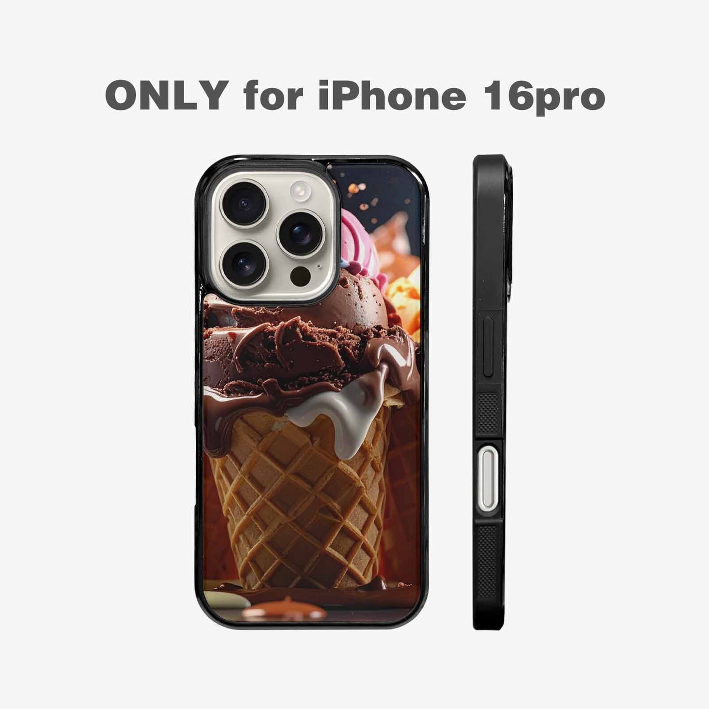 iPhone 16 Pro Case — Extreme Close Up Shot Only Drippig, Custom Designed Case Cover