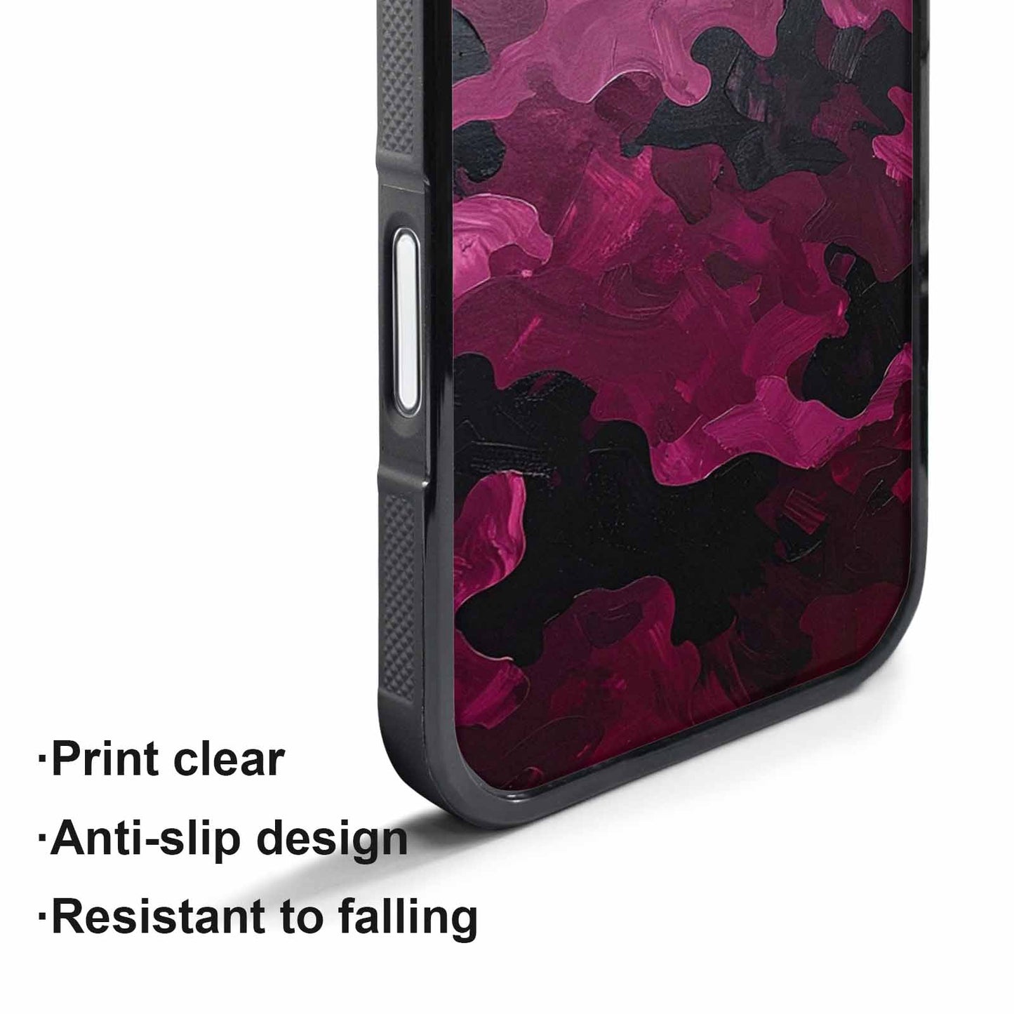 iPhone 17 Pro Case — Seamless Repeating Pattern Of Overlapping Camo, Custom Phone Case
