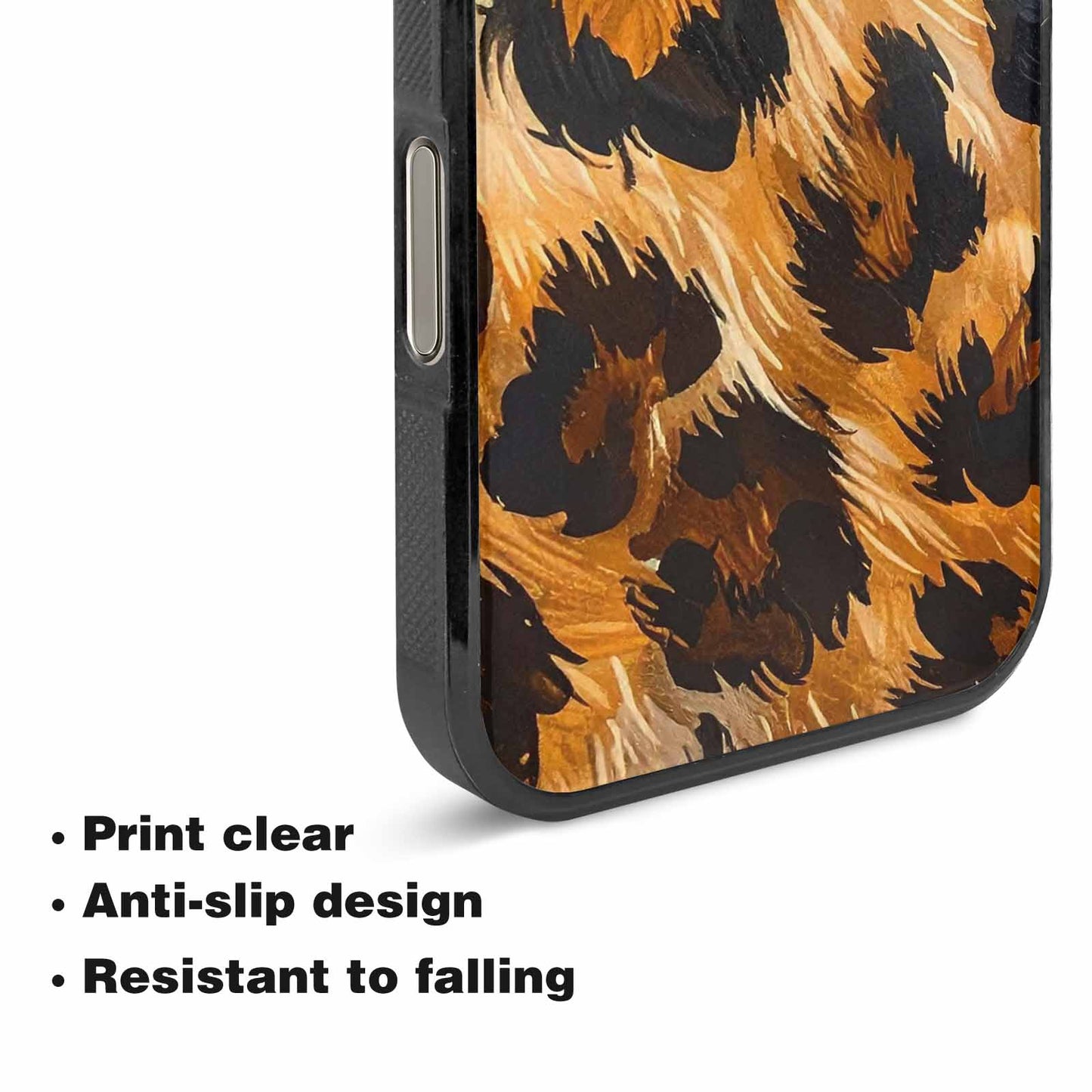iPhone 16 Pro Case — Leopard Soft Airbrush Gradient, Custom Designed Case Cover