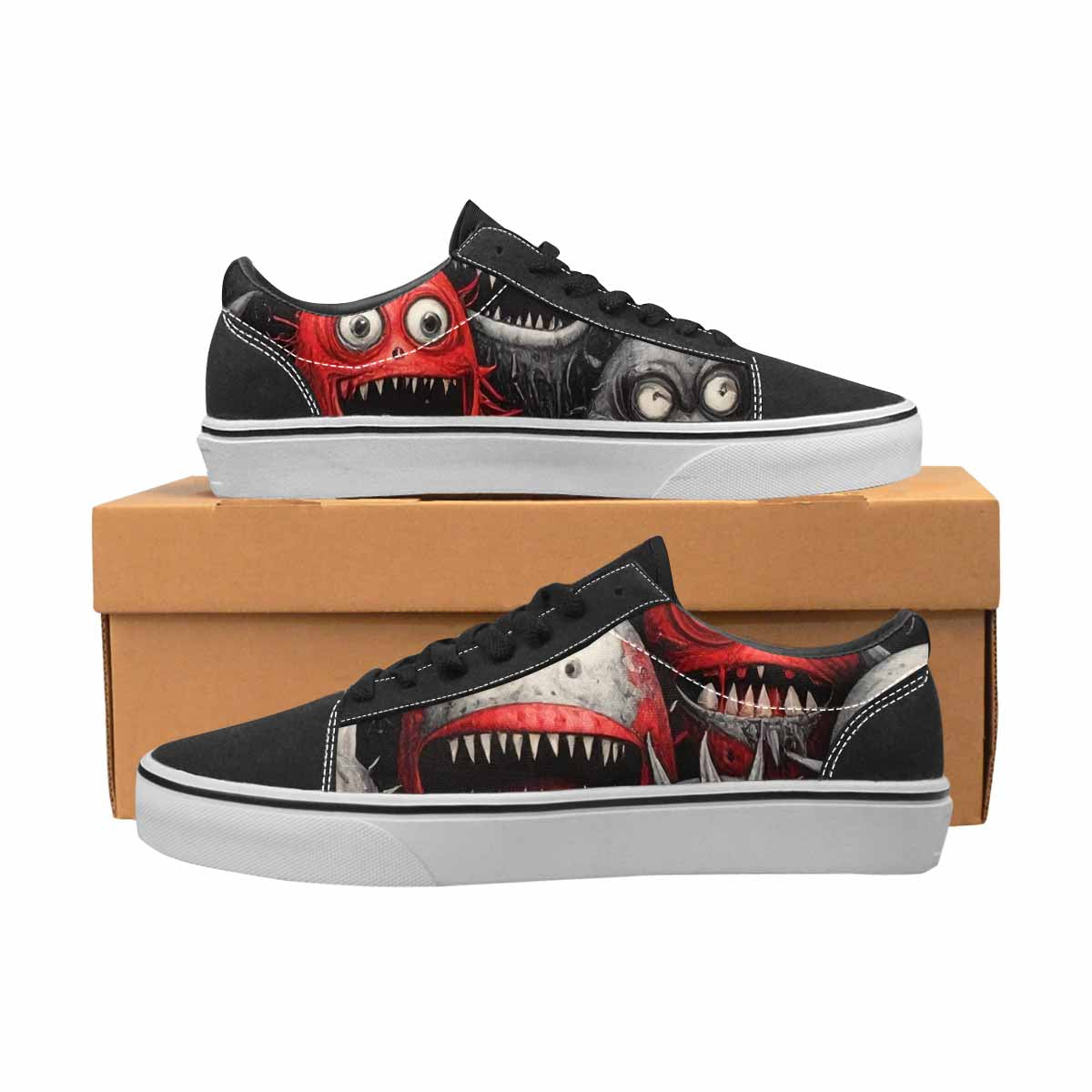 WOMEN'S Multi Lace-Up Canvas Dreamlike Custom Shoes
