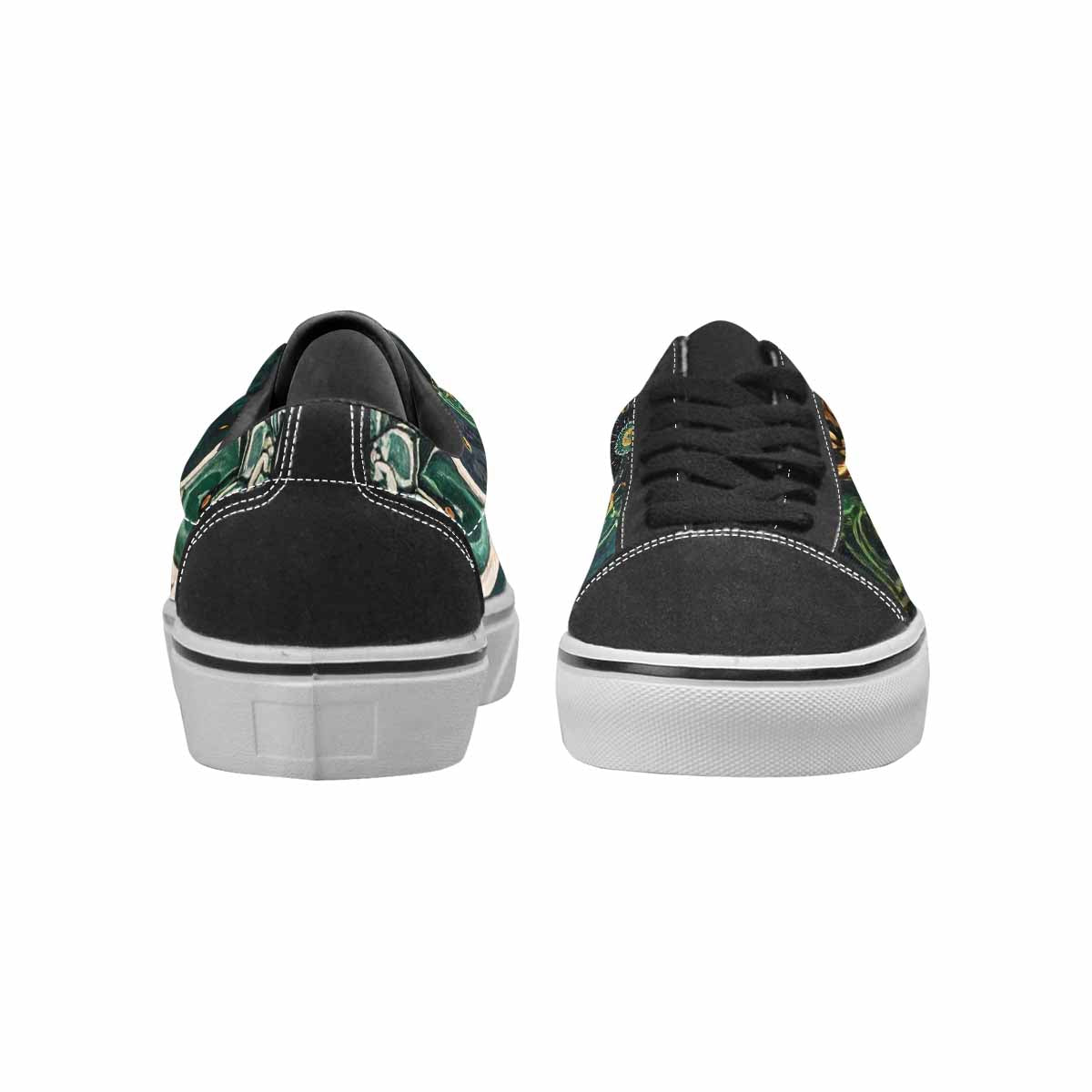 WOMEN'S Mandala Canvas Lace-Up Neon Fantasy Sneakers