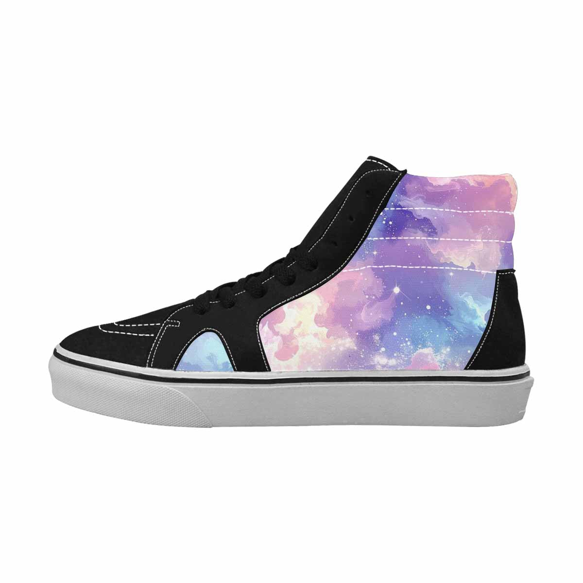 WOMEN'S Galaxy Art - High Top Canvas Cottagecore Custom Shoes