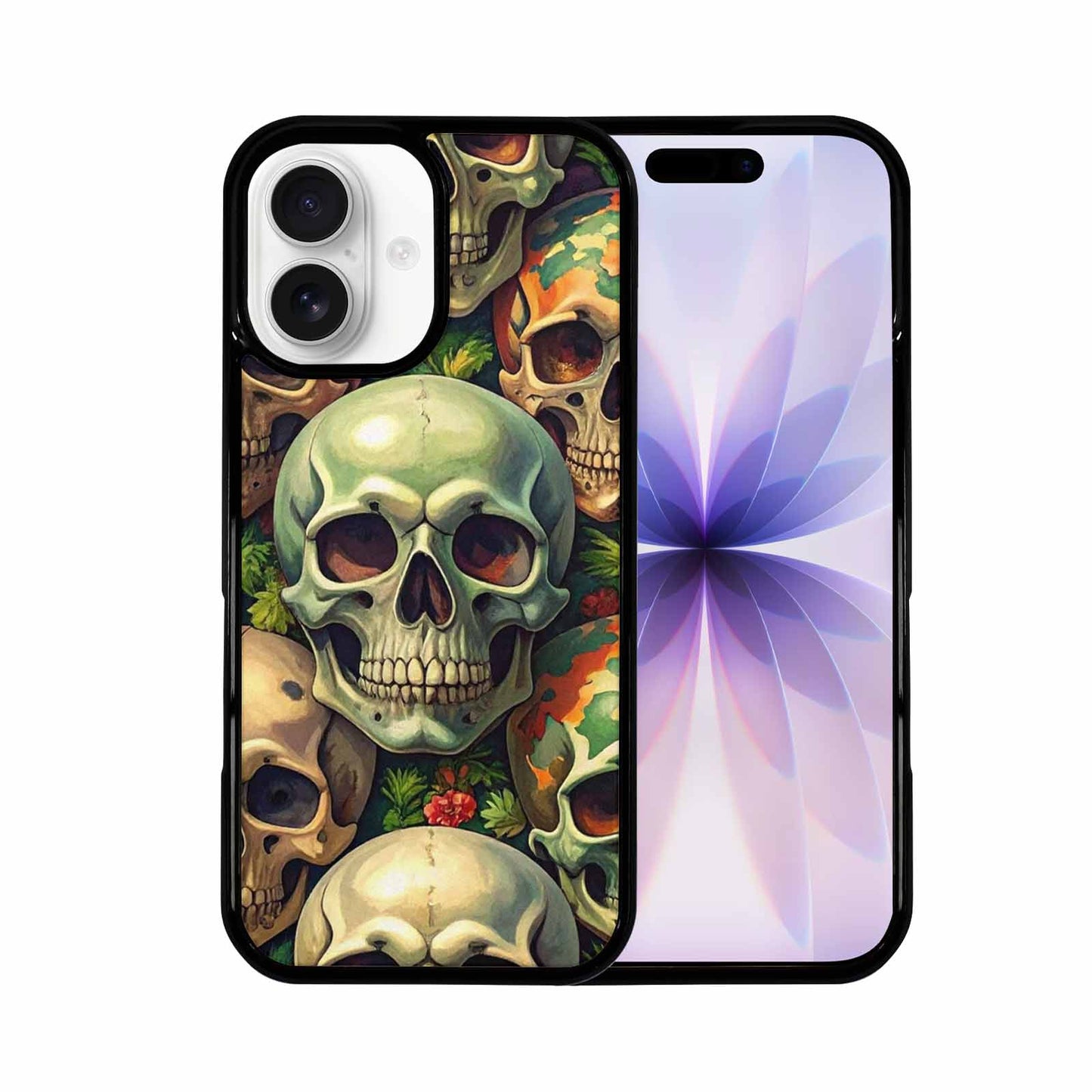 iPhone 17 Case — Skulls Camoskulls Pattern Gothic Skulls, Original Design Phone Case