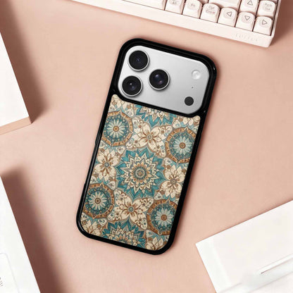 iPhone 17 Pro Case — Small Mandala Pattern Randomly Varying Floral, Unique Phone Case Design