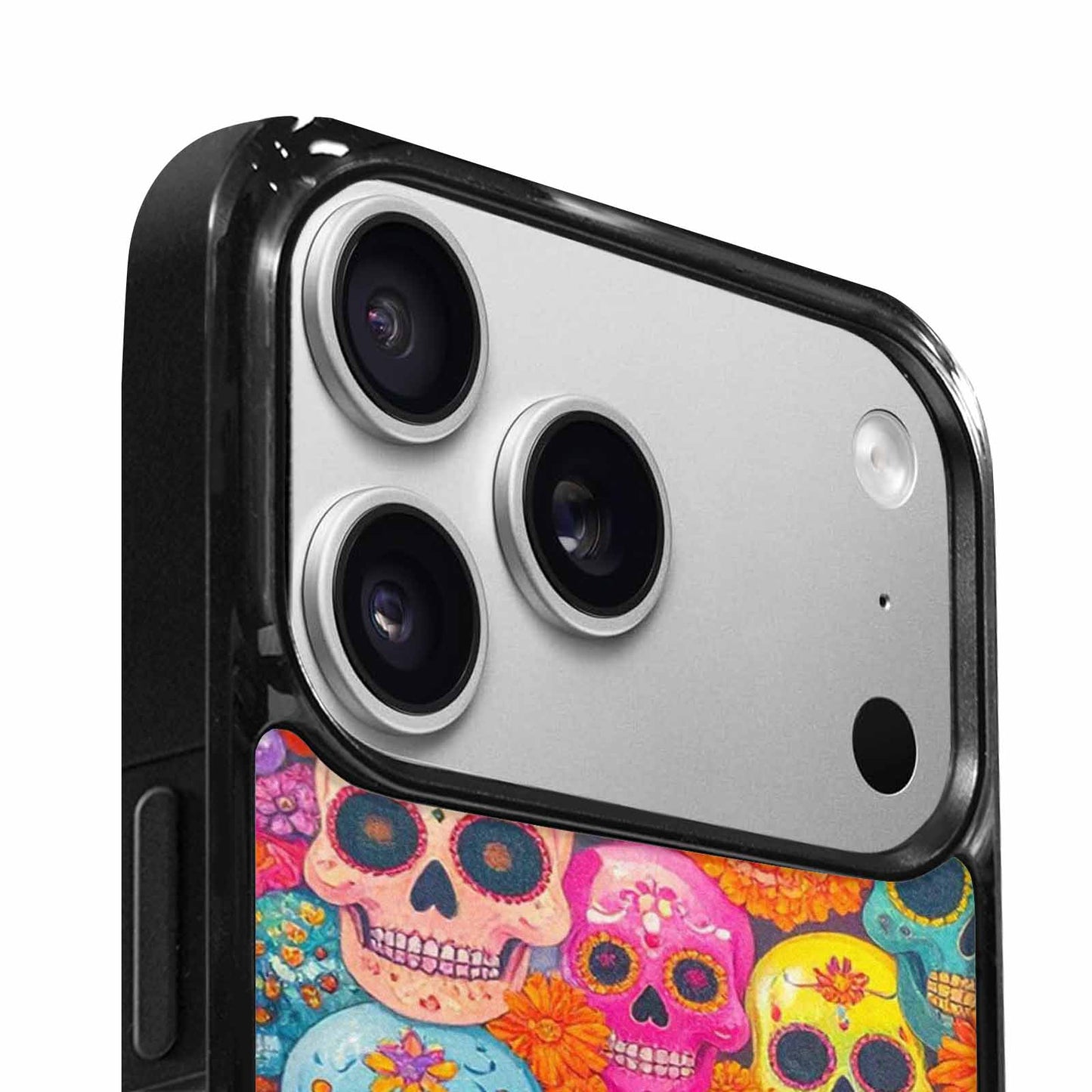 iPhone 17 Pro Max Case — Ornate Candy Color Skull Gothic Skulls, Custom Designed Case Cover