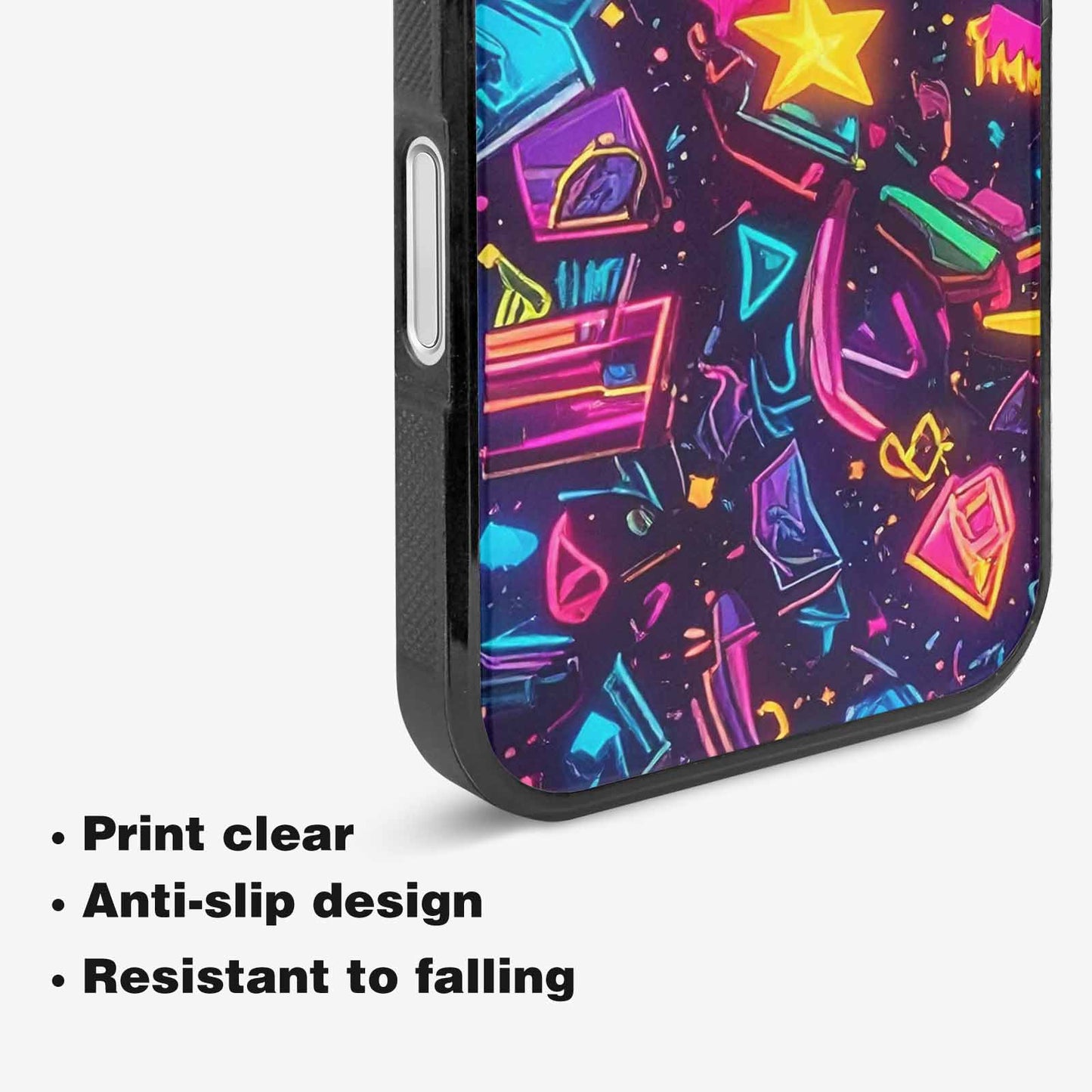 iPhone 16 Case — 80s Retro Motif 80s Retro Motifs, Unique Phone Case Design