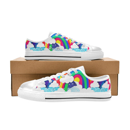 WOMEN'S Clouds Unicorns Art Canvas Grunge Shoes