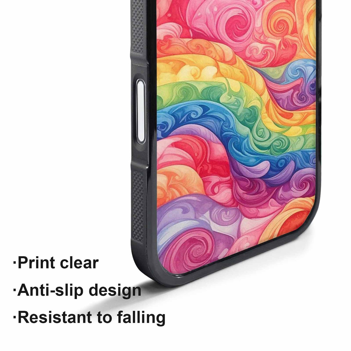 iPhone 17 Pro Case — Tie Dye Swirls Tie Dye Tie, Custom Designed Case Cover