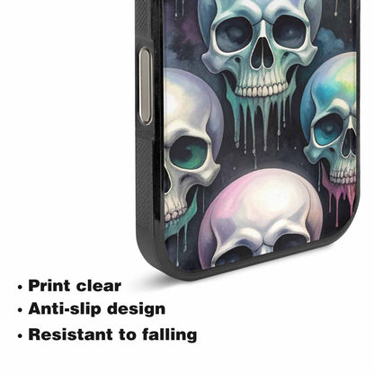 iPhone 16 Pro Case — Dark Black And White Color Tone, Custom Made Phone Cover