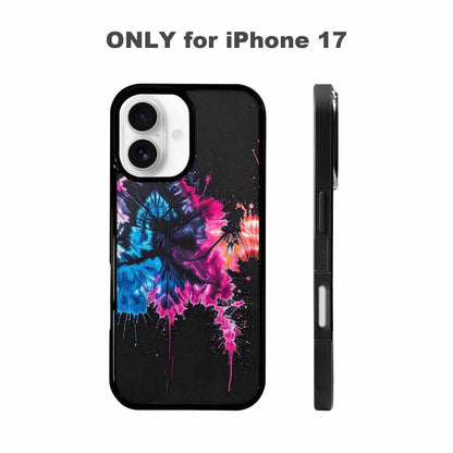 iPhone 17 Case — Black And White Style Tie Dye, Custom Print Case Cover