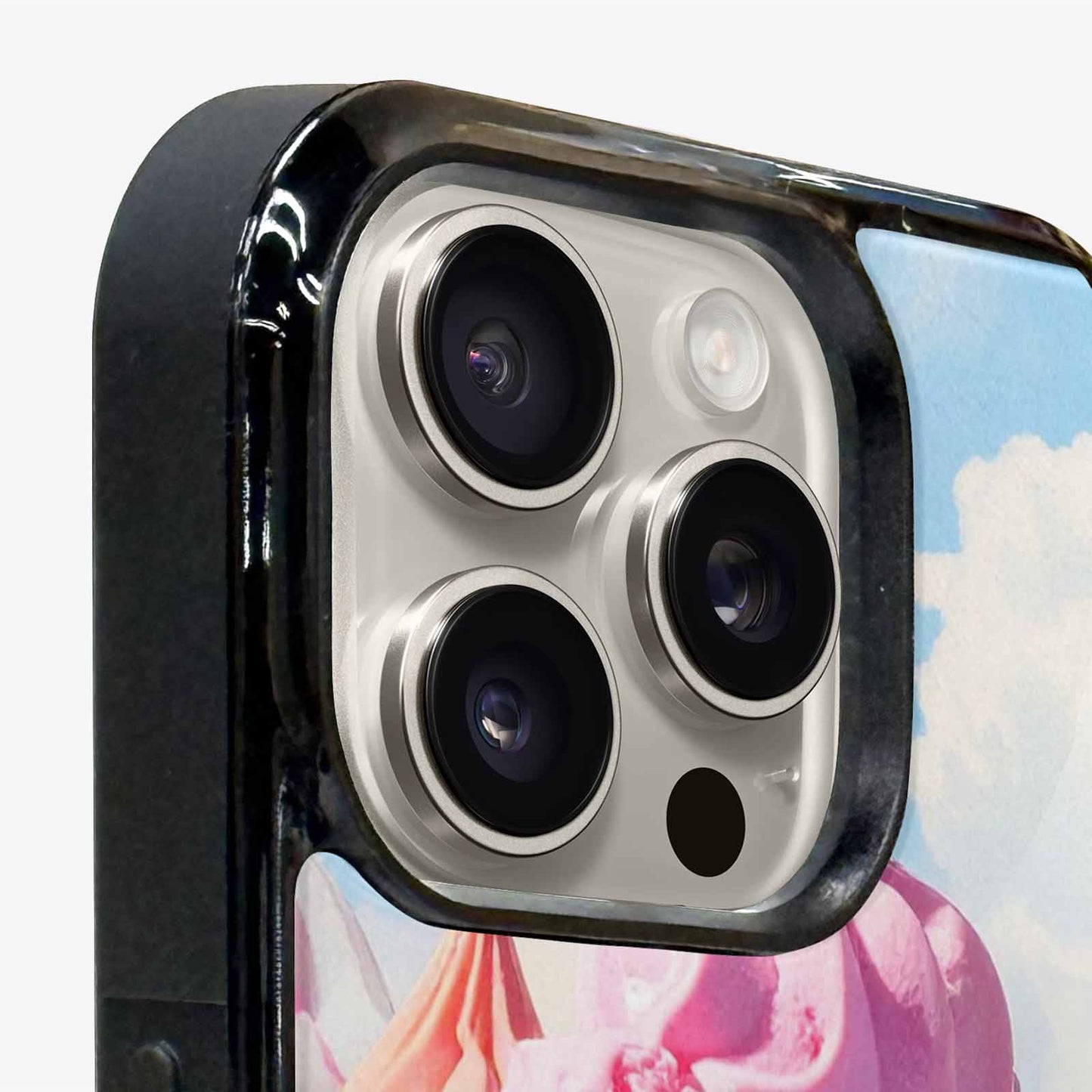iPhone 15 Pro Max Case — Collage Of Overlapping Waffle Cone Icecream, Unique Phone Case Design