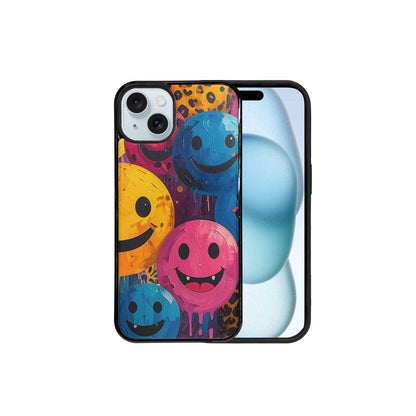 iPhone 15 Plus Case — Smiley Faces Animal Printsmile Prk, Original Design Phone Case