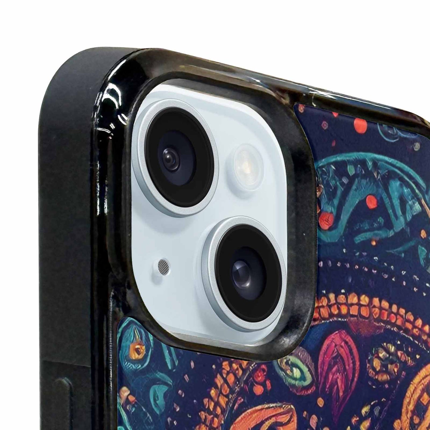 iPhone 15 Case — Paisley Mandala, Customized Protective Case