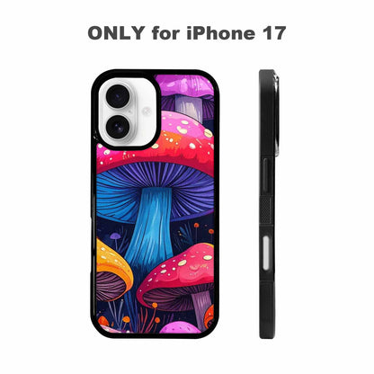 iPhone 17 Case — Vivid Winter Mushroom Cartoon Cute, Custom Print Case Cover