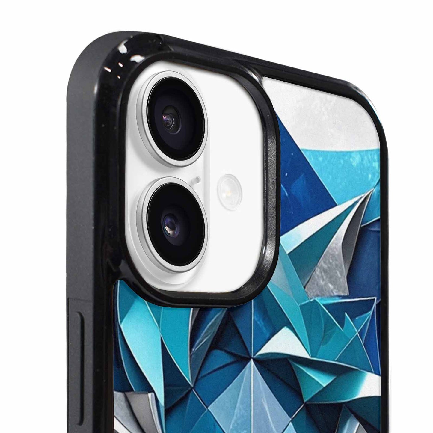 iPhone 17 Case — Geometric Origami Art Pattern Original Art, Custom Printed Phone Case