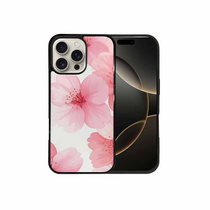 iPhone 16 Pro Max Case — Japanese Cherry Blossom Pattern Sakura Flowers, Unique Phone Case Design