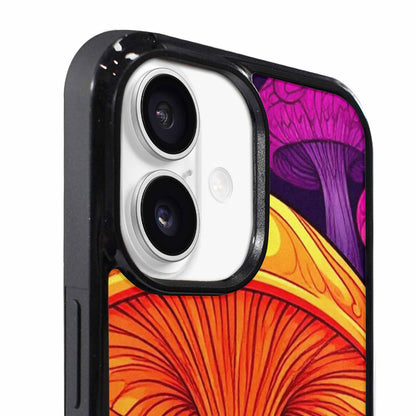 iPhone 17 Case — Psychedelic Mushroom Cartoon Pattern Cartoon Cute, Custom Printed Phone Case