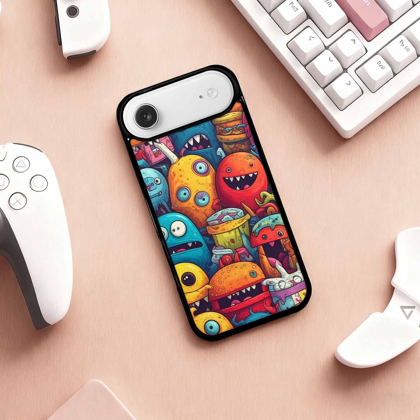 iPhone 17 Air Case — Small Cartoon Monster Character Pattern Cartoon, Custom Designed Case Cover
