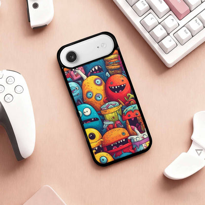 iPhone 17 Air Case — Small Cartoon Monster Character Pattern Cartoon, Custom Designed Case Cover