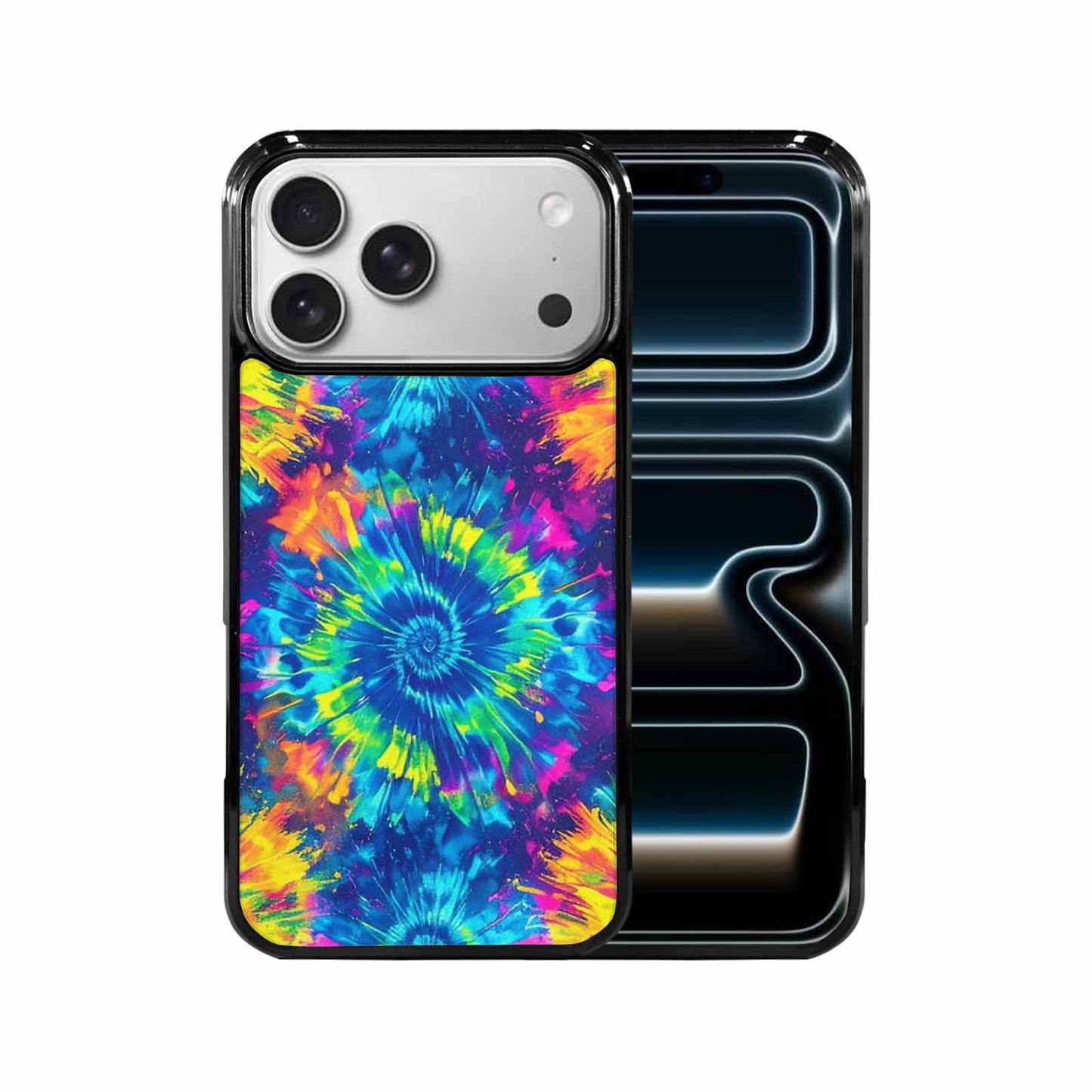 iPhone 17 Pro Max Case — Tie Dye Neon Acid Tie Dye, Custom Made Phone Cover