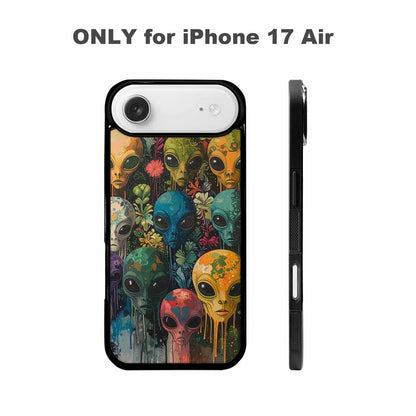 iPhone 17 Air Case — Aliens Pattern Hundreds Of Sma Alien, Custom Print Case Cover
