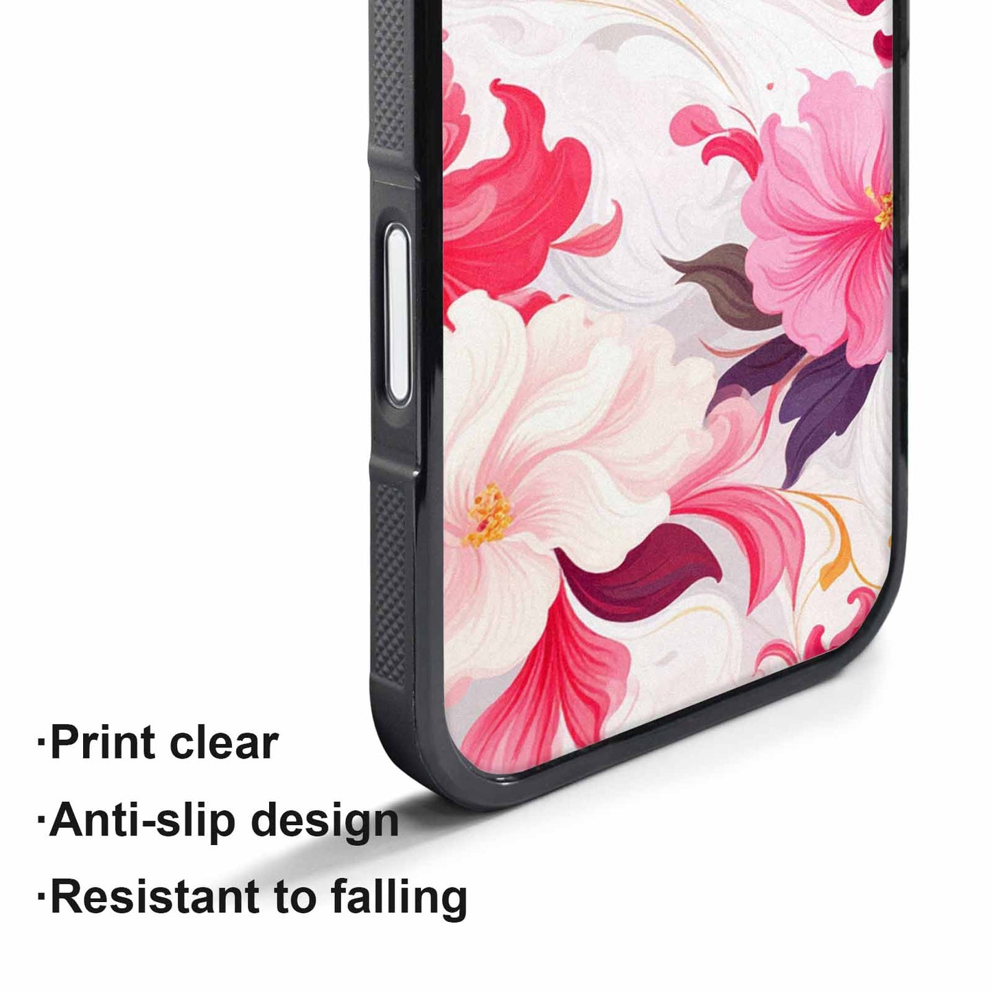 iPhone 17 Air Case — Marble Floral, Customized Protective Case