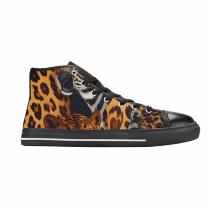 MEN'S Animal Print High Top Canvas Dreamcore Sneakers