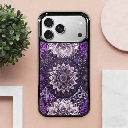 iPhone 17 Pro Max Case — Small Mandala Pattern, Randomly Floral, Custom Phone Case