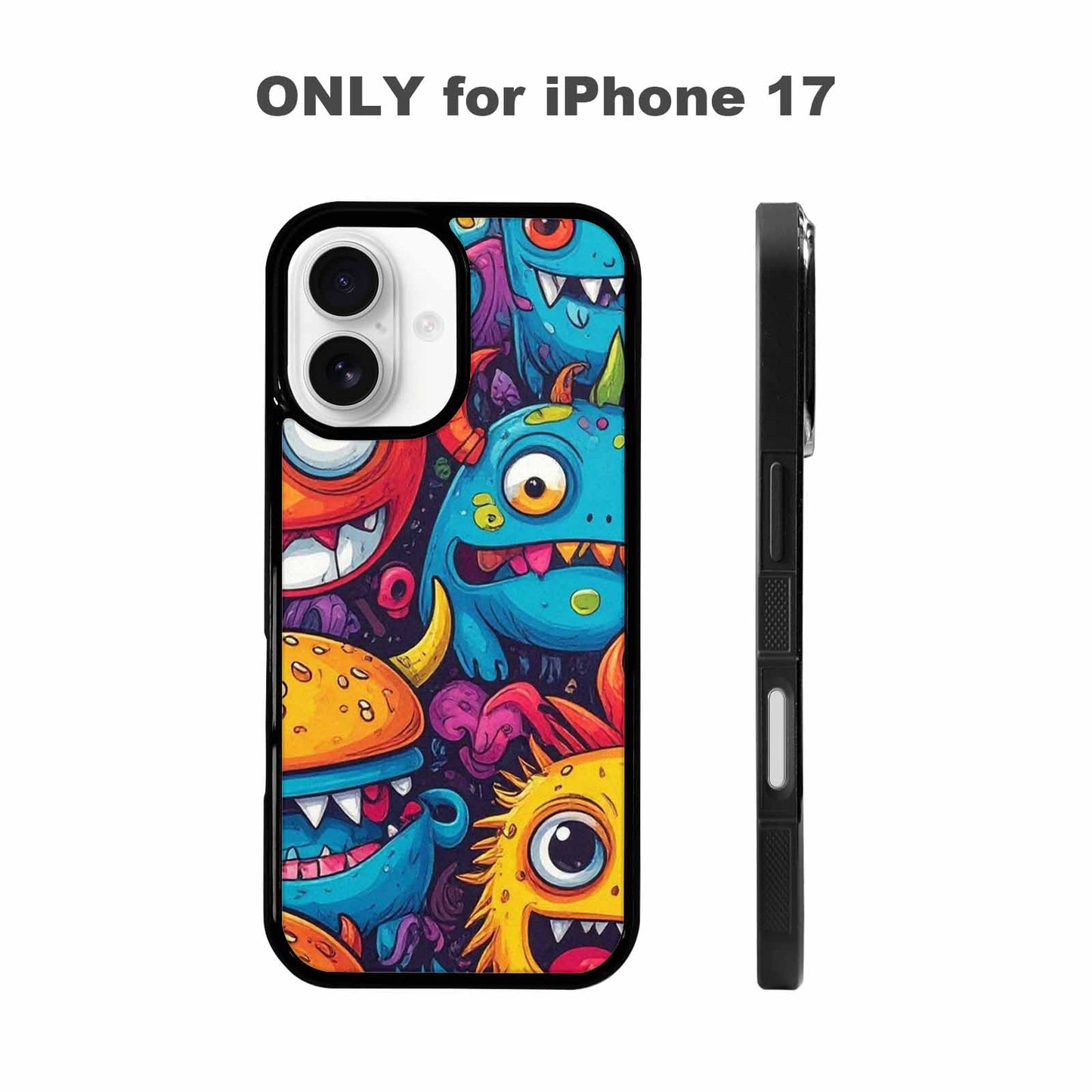 iPhone 17 Case — Small Cartoon Monster Character Cartoon Cute, Unique Phone Case Design