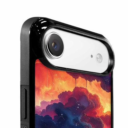 iPhone 17 Air Case — Seamless Tileable Pattern Of Overlapping Galaxy, Personalized Phone Case