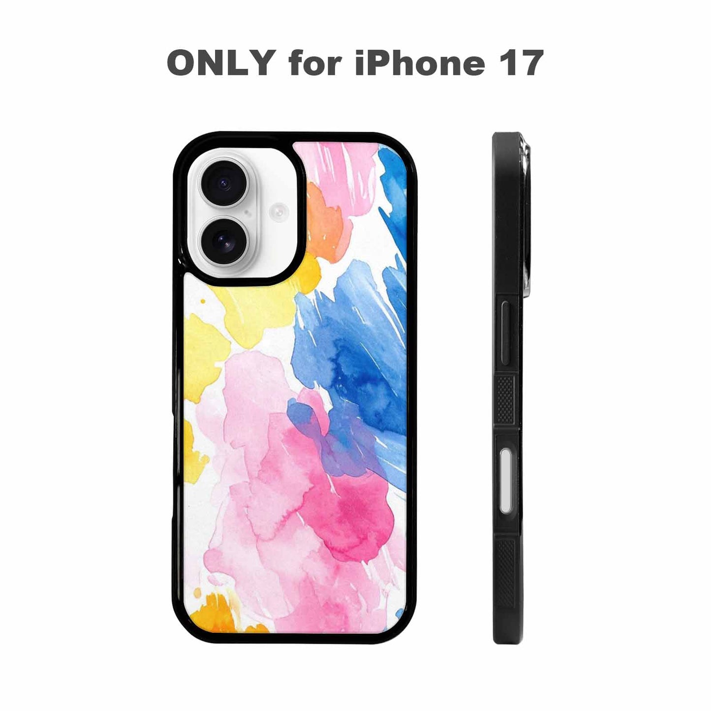 iPhone 17 Case — Trans Strong Watercolor Seamless Watercolor Abstract, Custom Phone Case