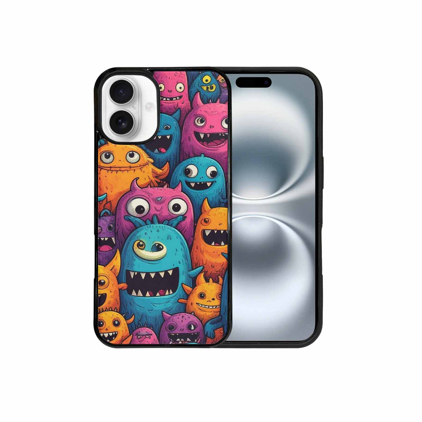 iPhone 16 Plus Case — Monsters General Cartoon Monst, Custom Print Case Cover