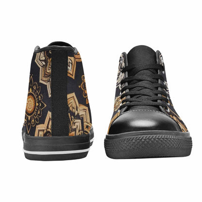 WOMEN'S Mandala High Top Canvas Aesthetic Custom Sneakers