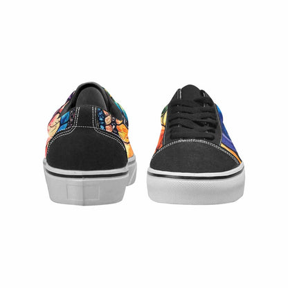 WOMEN'S Tie Lace-Up Canvas Grunge Custom Shoes