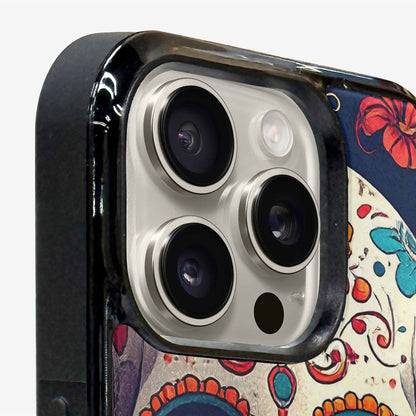 iPhone 15 Pro Max Case — Day Dead Sugar Skull Art 100s, Personalized Phone Case