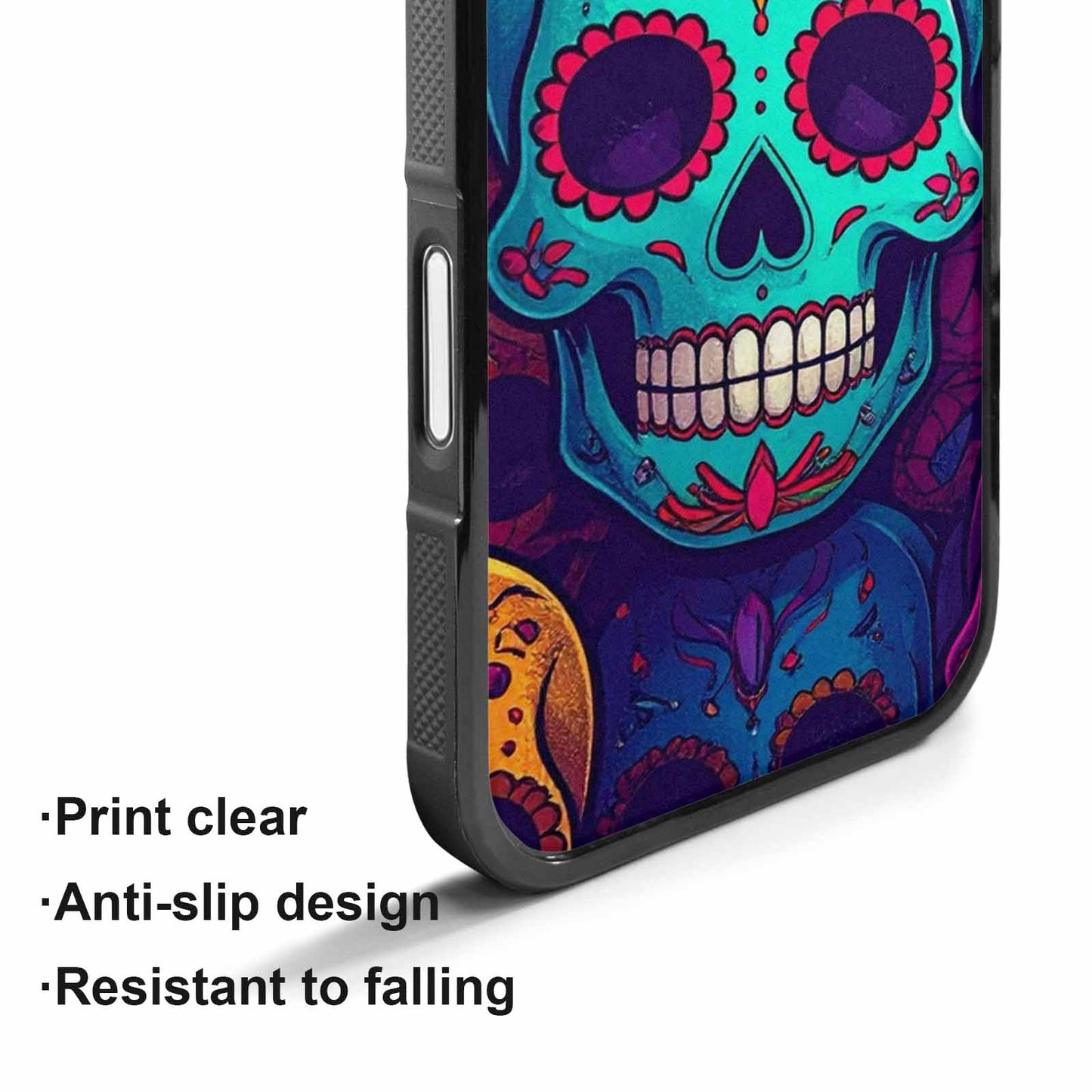 iPhone 17 Case — Skull Dark Art Gothic Print Gothic, Custom Made Phone Cover