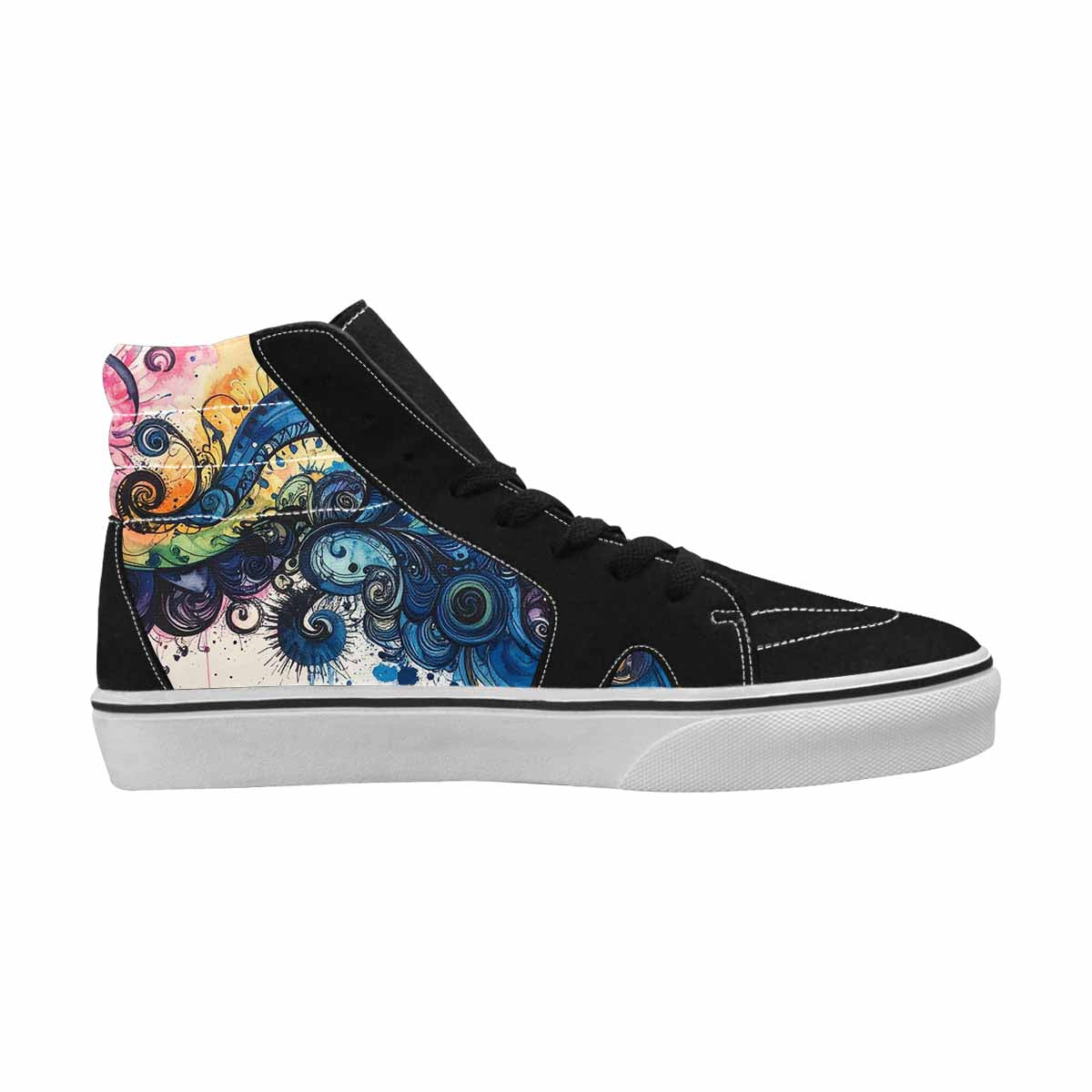 MEN'S Tie High Top Canvas Surreal Shoes