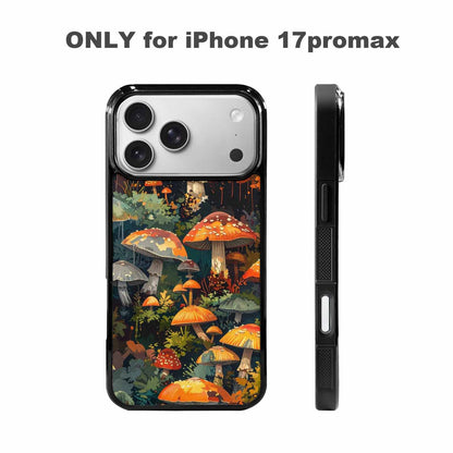 iPhone 17 Pro Max Case — Mushrooms Camomushrooms Patter Camo, Personalized Phone Case