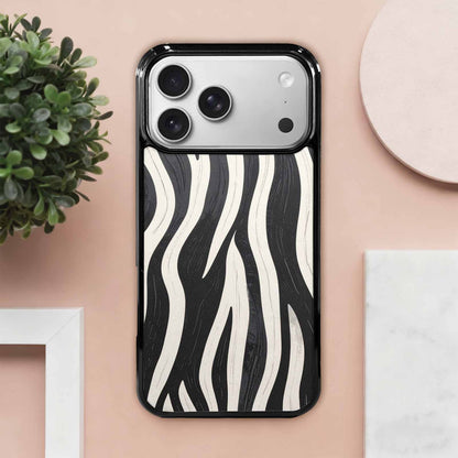 iPhone 17 Pro Max Case — Modern Zebra Stripe Animal Print, Custom Designed Case Cover