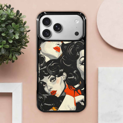 iPhone 17 Pro Max Case — Seamless Repeating Pattern Of Retro Vintage, Original Design Phone Case