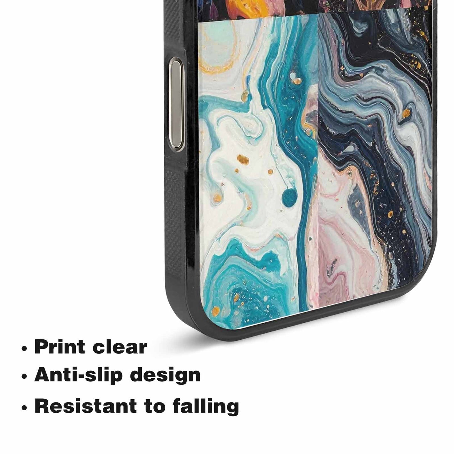 iPhone 15 Pro Max Case — Aliens Marblealiens Pattern Dms, Original Design Phone Case