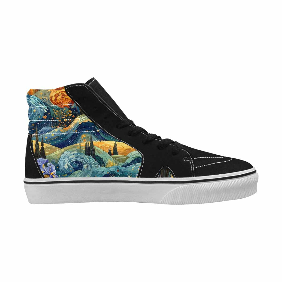 WOMEN'S Blend All Versions High Top Canvas Neon Fantasy Custom Sneakers