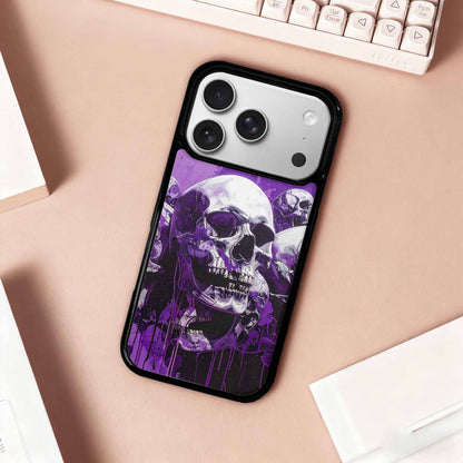 iPhone 17 Pro Case — Skull Dark Art Gothic Print Gothic, Personalized Phone Case