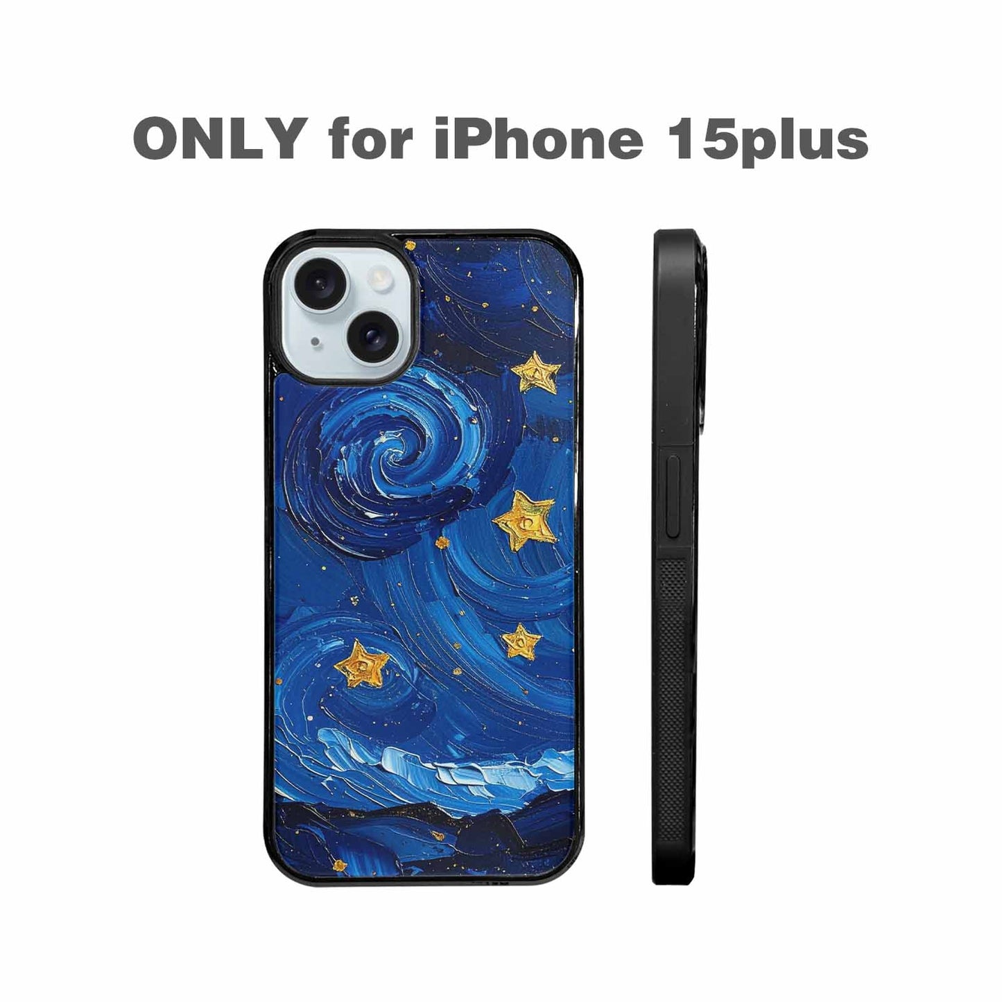 iPhone 15 Plus Case — Starry Night Galaxy Custom, Original Design Phone Case