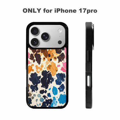 iPhone 17 Pro Case — Small Cow Animal Print Skin Animal, Custom Phone Case